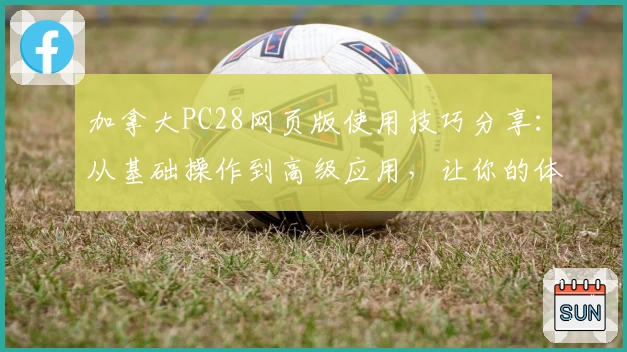 加拿大PC28网页版使用技巧分享：从基础操作到高级应用，让你的体验更加流畅